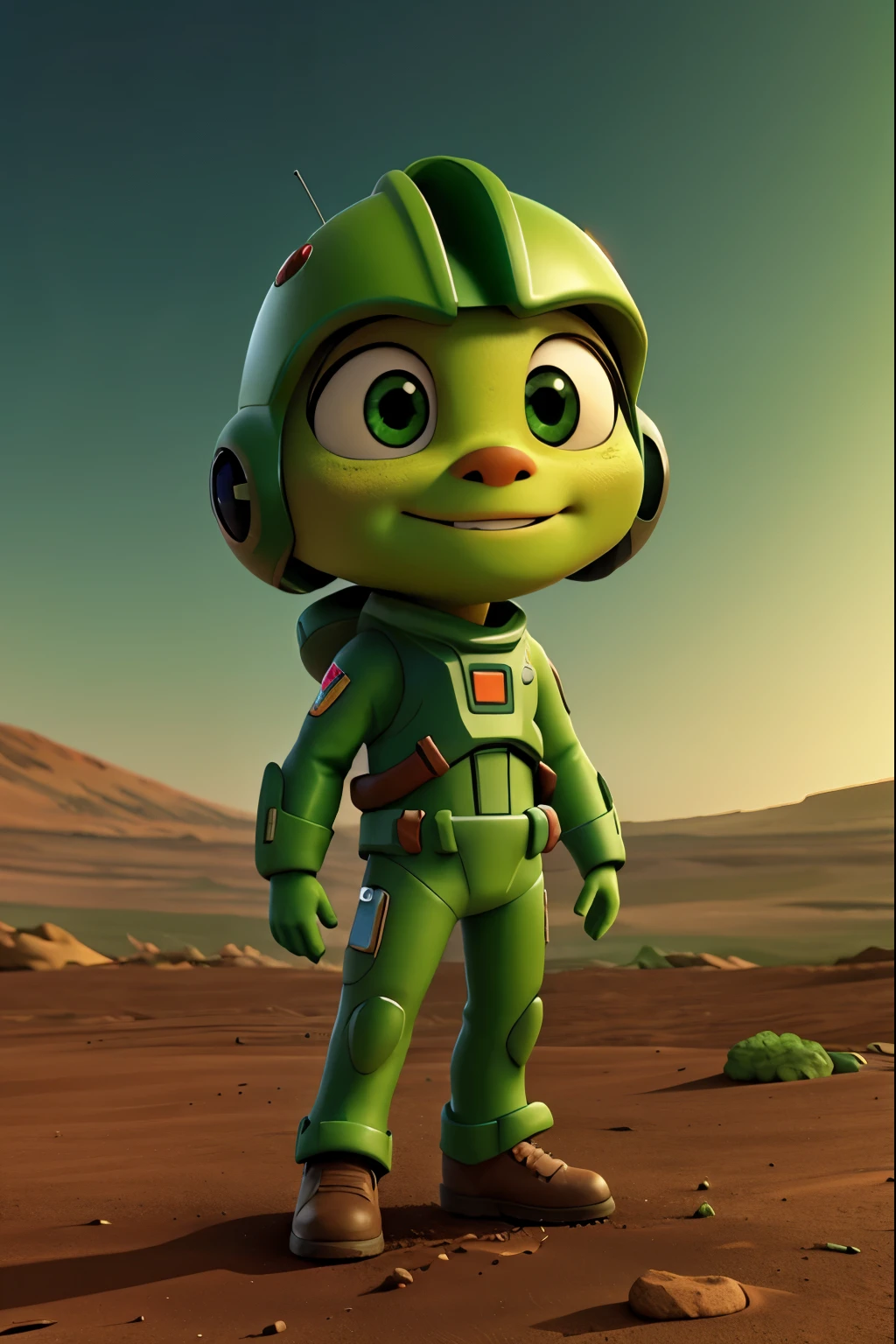 Green et on mars