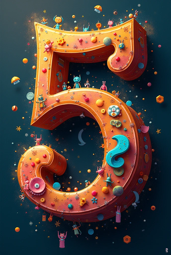You can do them all with the number 5 design, 6 and 7