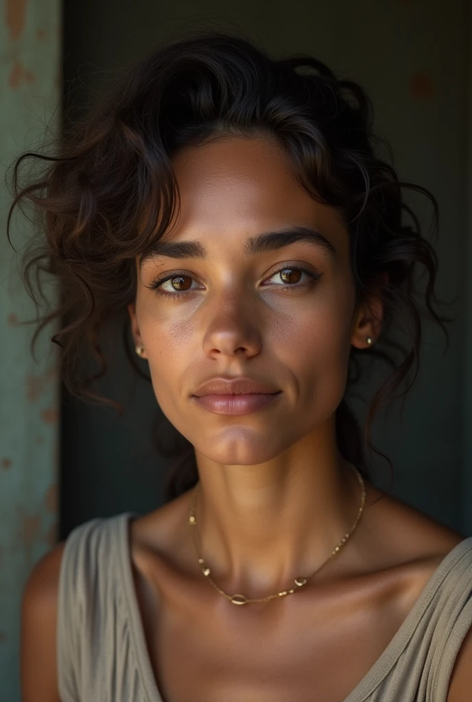 A 3 Brazilian woman who is not so pretty and is very real, that is a little younger