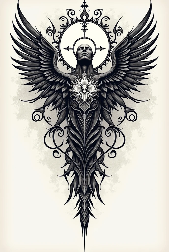 Tribal Tattoo Archangel Michael Seal Glyph Another Design