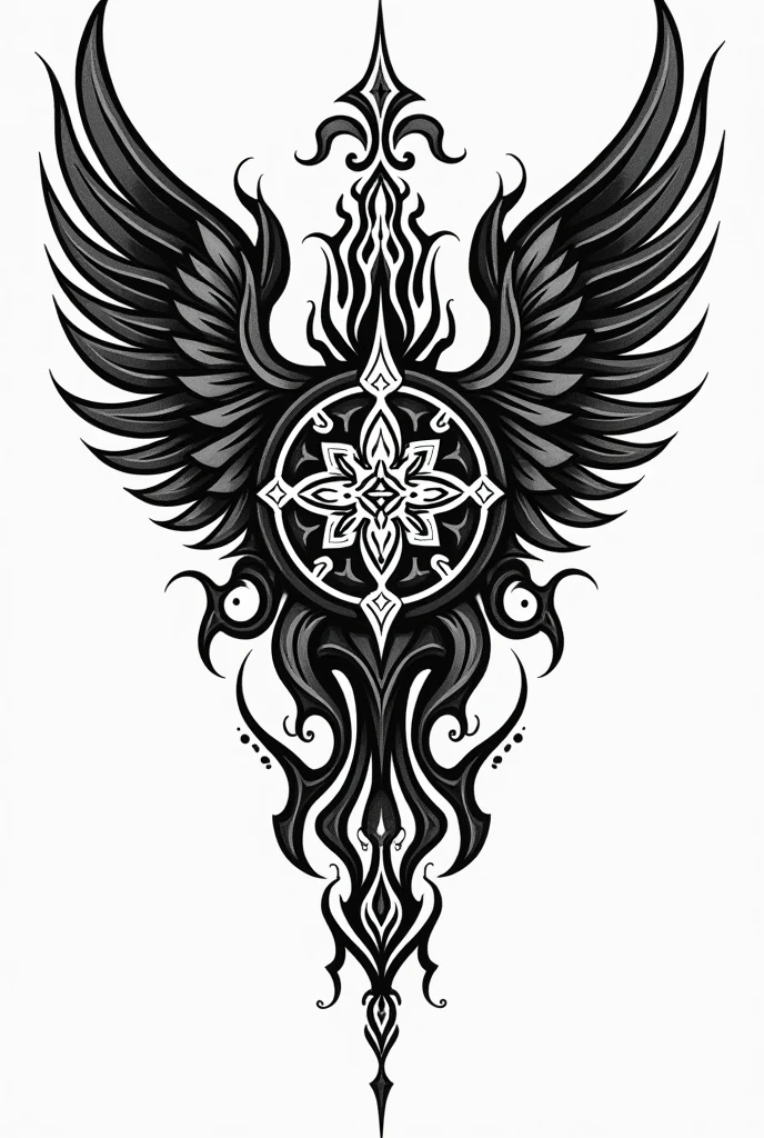 Tribal Tattoo Archangel Michael Seal Glyph Another Design