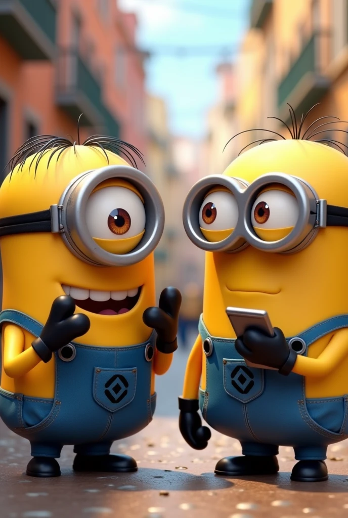The Minions text the Minions