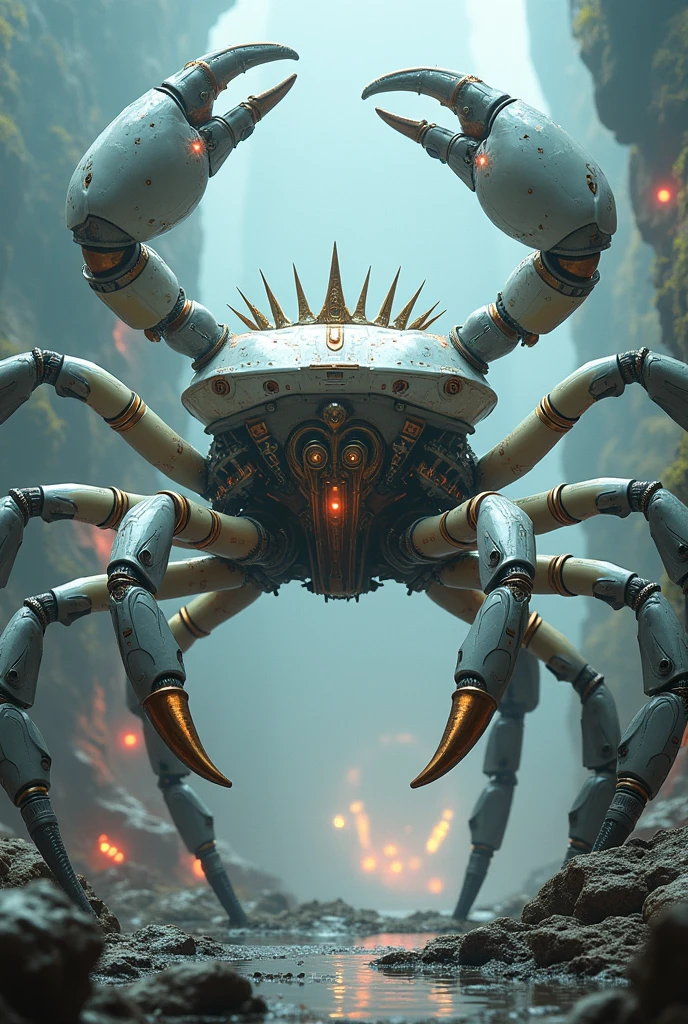 Mechanical Crab King,Inspire White Glint
