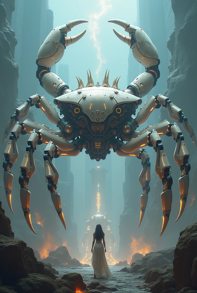 Mechanical Crab King,Inspire White Glint