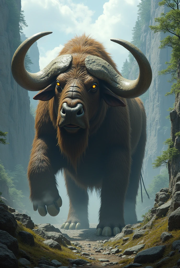 Behemoth Mythological animal with bull-like features
