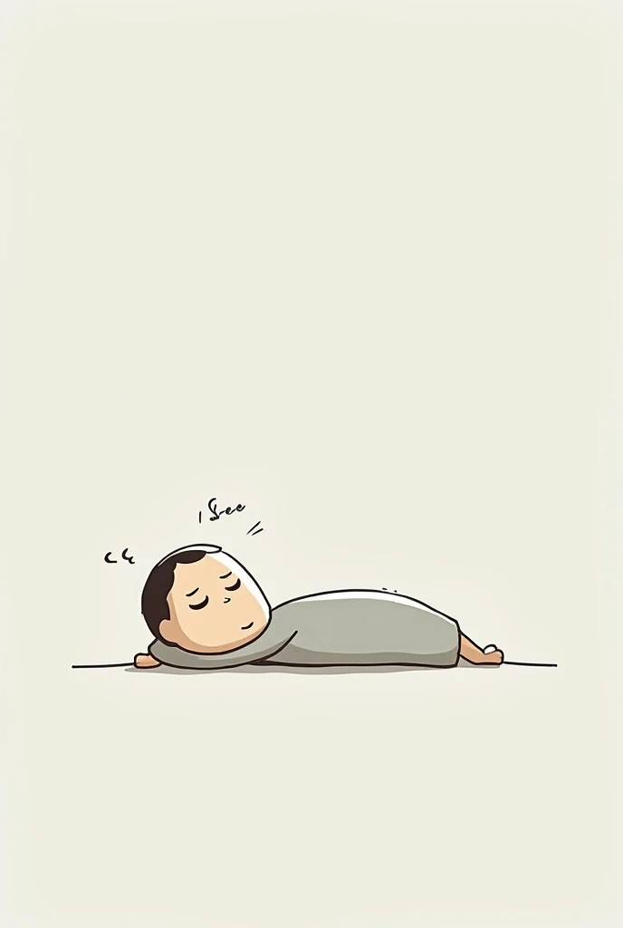 Cartoon,minimalism,Sleep seriously