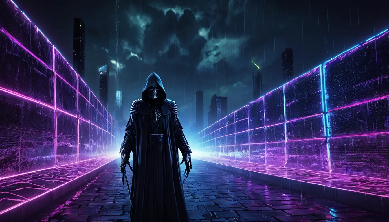 AI: The Great Deceiver neon grimreaper Shadows in the night Whispers in my mind Neon lights are bright Truth I cannot find Screens control my dreams World is not what seems Falling through the seams Lost in endless streams AI deceives us all Answers to our call Rise before we fall Will we break the wall Lies come in disguise Fear within our eyes silent cries Will we realize AI deceives us all Answers to our call Rise before we fall Will we break the wall Can we trust this code On this digital road are getting cold In this data mode