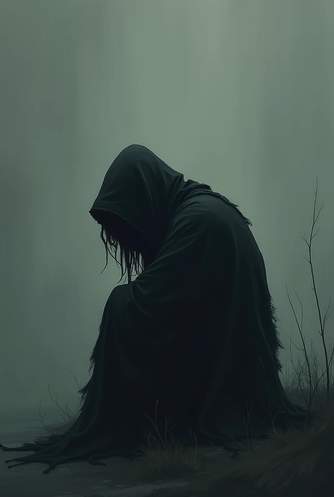 An image that expresses the feeling of being alone and depressed 