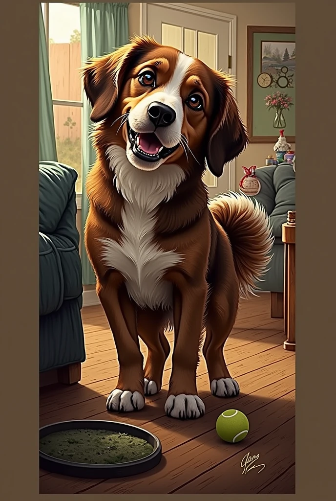 Let it be the same but represent a dog