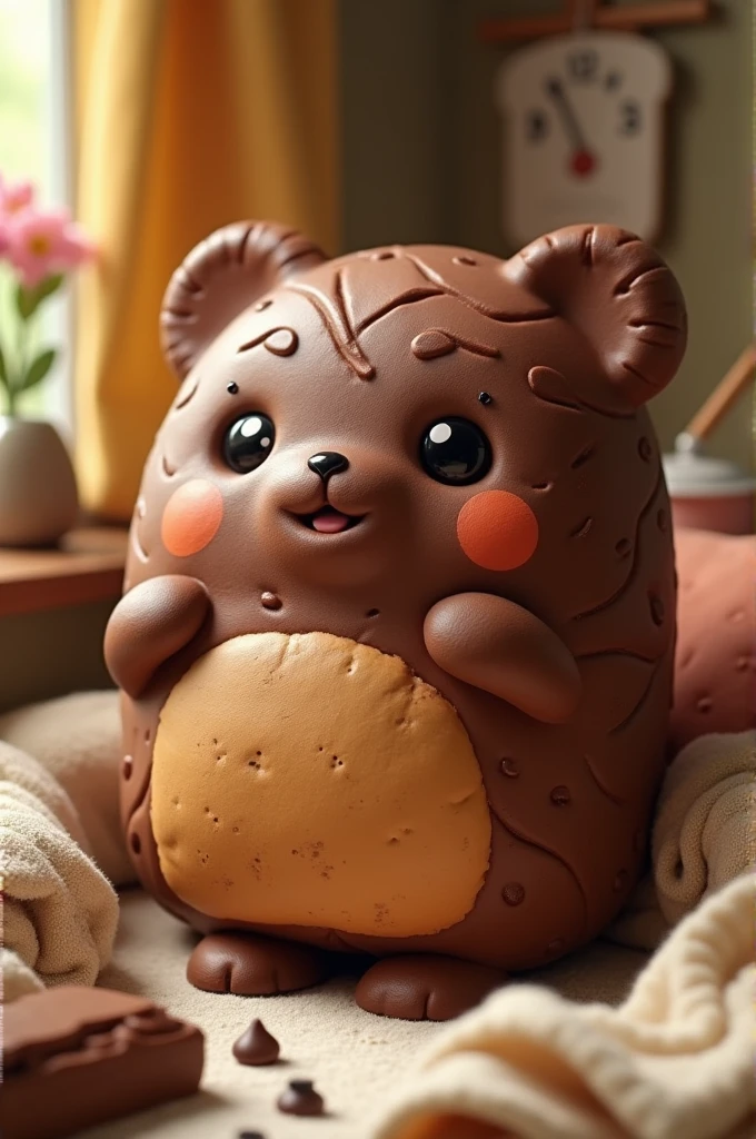 Brownie-shaped doll
