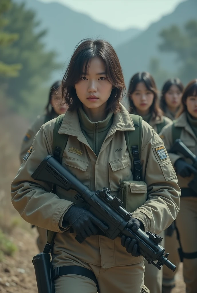 Korean Girls Survival Program, The color of each uniform will be Gray and Beige . Um reality show