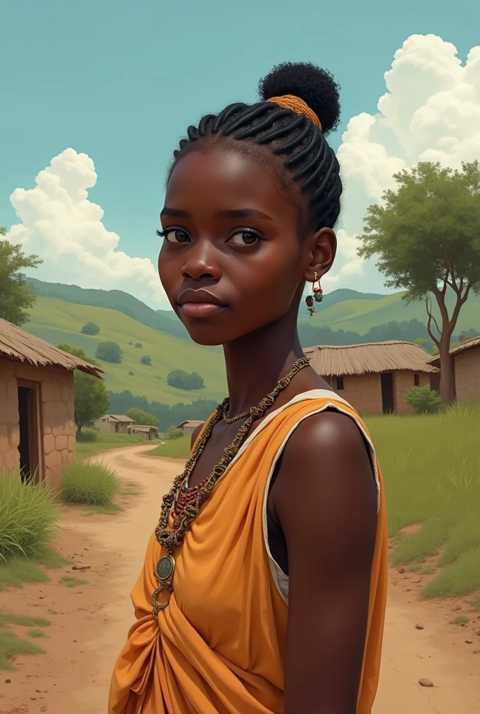 Djiriba coulibaly élève Malienne région de Koulikoro cercle de kolokani arrêt de école à causé de difficulté de mon village N'tjilla