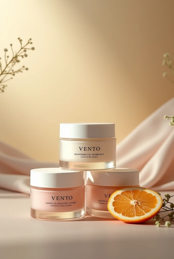 CREATE FACE CREAMS WITH NAME VENTO