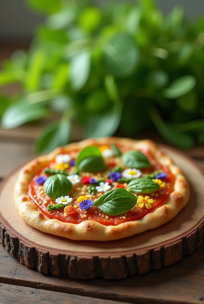 image of a mini spring pizza