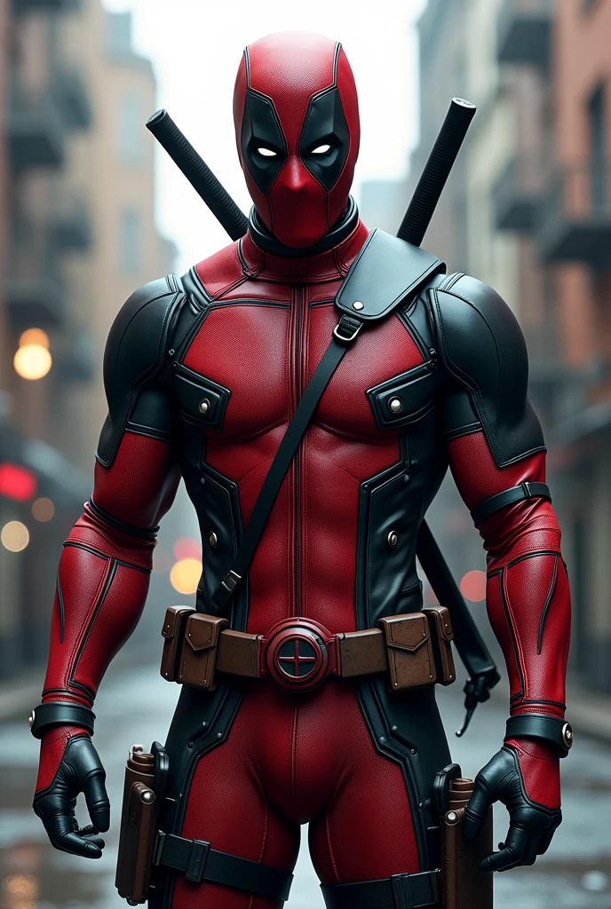 create a deadpool but with a different suit design