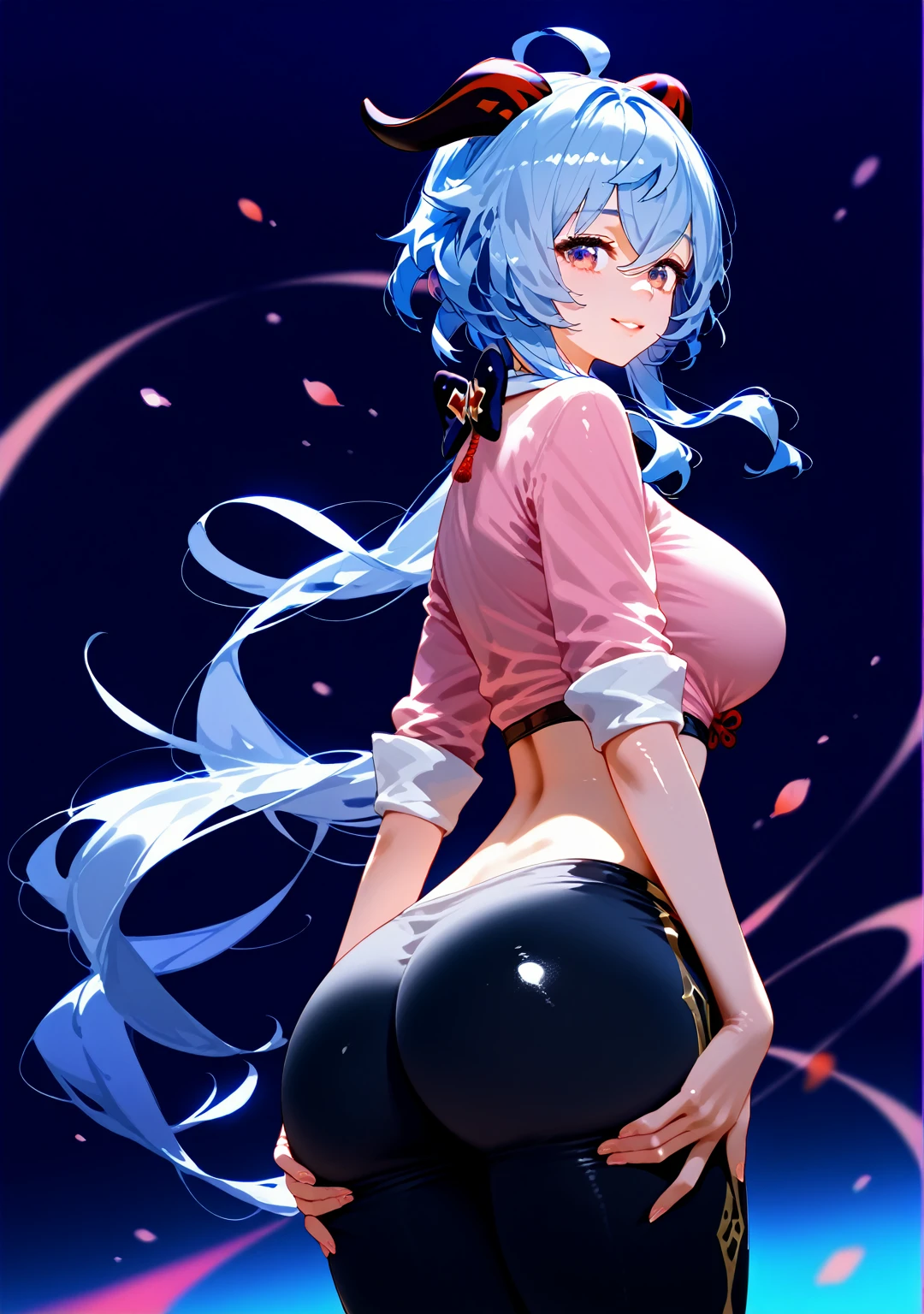 (((,))) (((children,))) bodies,((Perfect body,))((Super beautiful,))((High quality,)), (sweaty,) (wet all over,) blush,saliva, steam,((((blue color magical girl costume)))),collar,nsfw,nipple,((Doggy style,)) (sex,)((back view,pov,Viewer's perspective)),She grits her teeth and with an disgust,,pussy,Crying,tears,blue hair, blue eyes,twintail hair,blunt bangs,((A large amount of semen is overflowing from the crotch)),The beautiful girl has her back turned and her butt sticking out,(man is grasping a girl's buttocks)