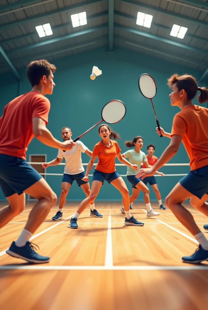 Badminton group