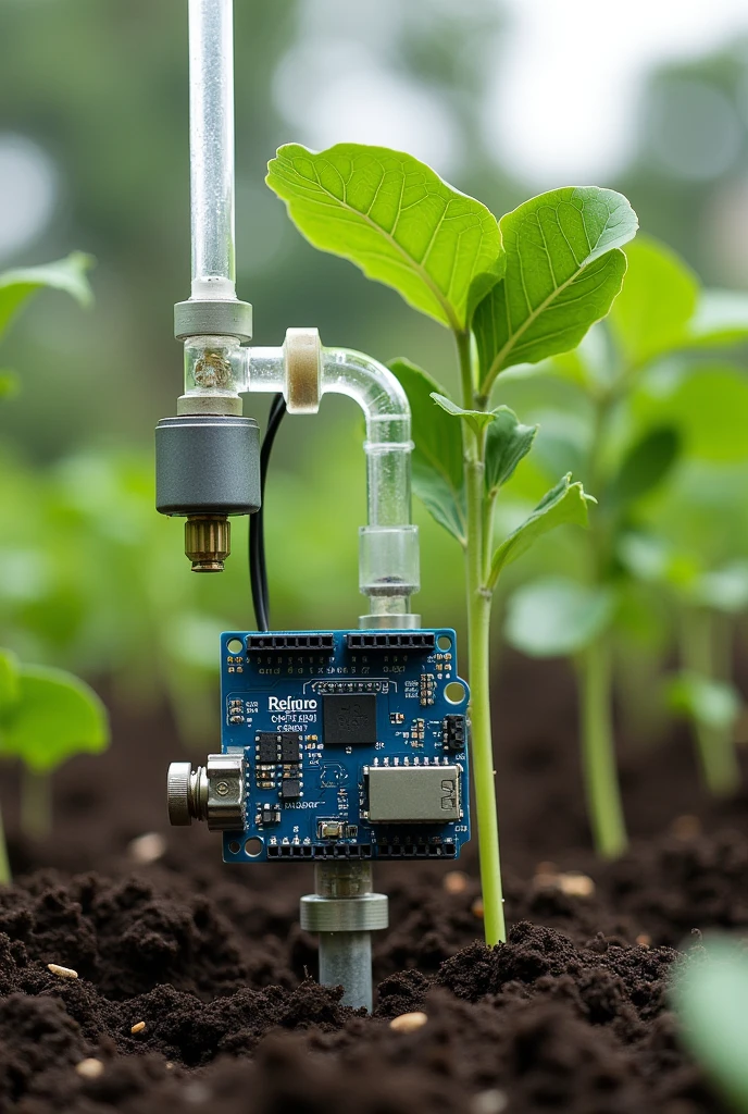  automated Fertilizer application system for small scale vegetables farm using Arduino uno 