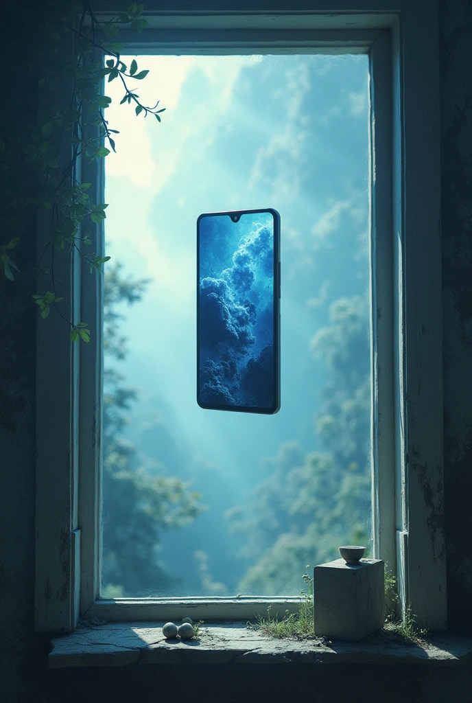 phone, window, natta, Raby 