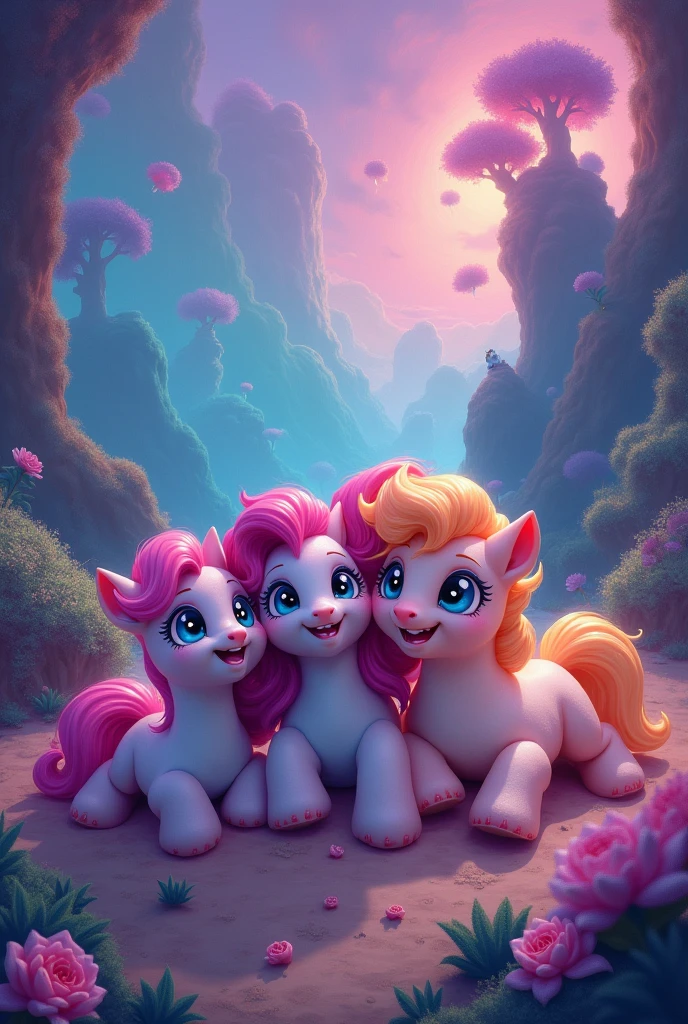 4 ponies getting high and smoking