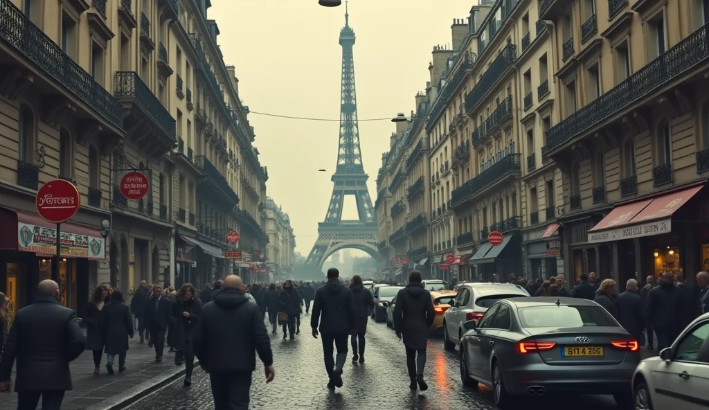 City of Paris in chaos