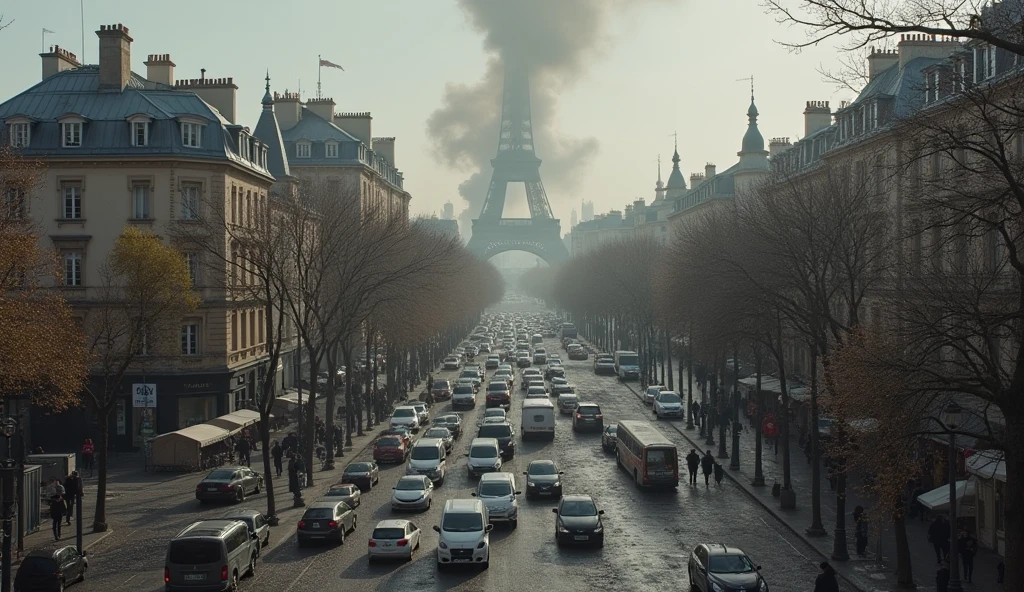 City of Paris in chaos