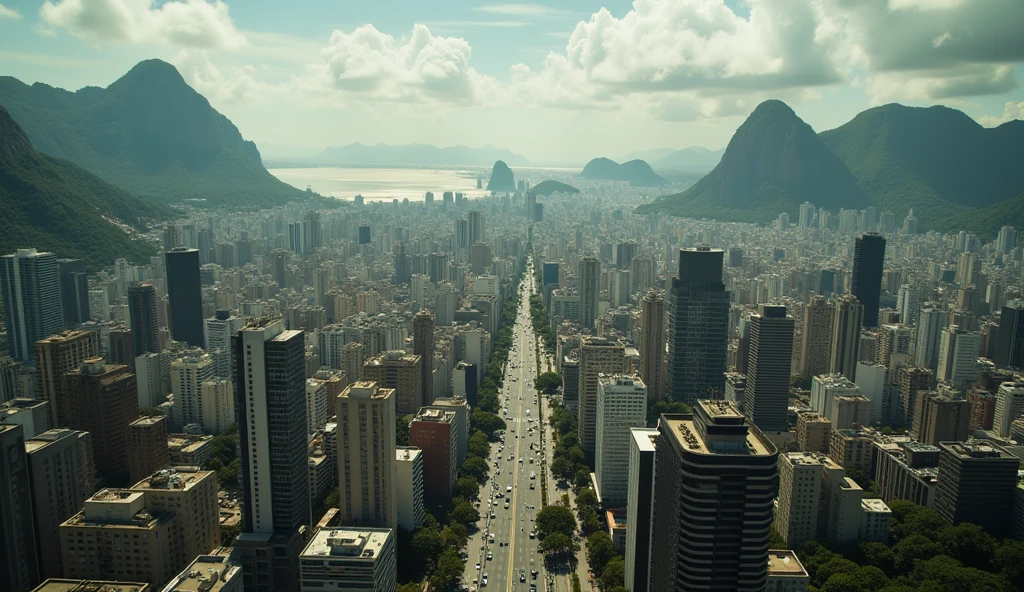 City of Rio de Janeiro in chaos 
