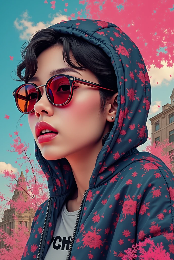 Create a profile picture for a Tiktok called vireviralBr a profile of video cuts 