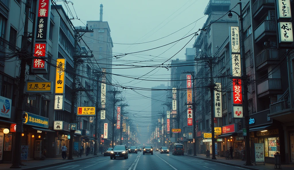 Tokyo city in chaos
