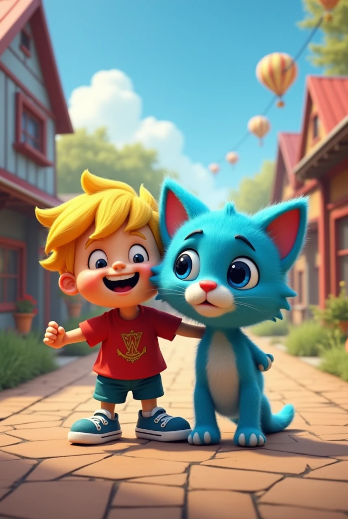Una
. foto de Gumball y Clarence