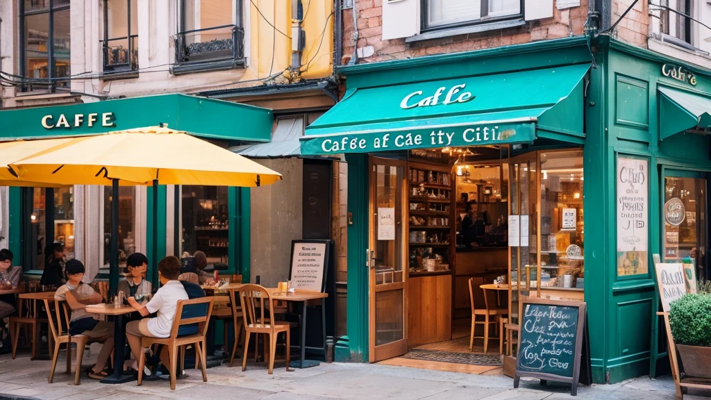 Cafe　Cafe Background City Chillpop