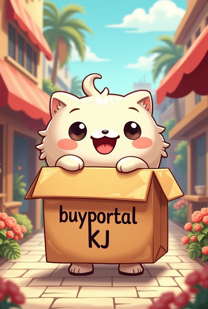 Image of a cartoon box with “BuyPortal KJ”" on the cover