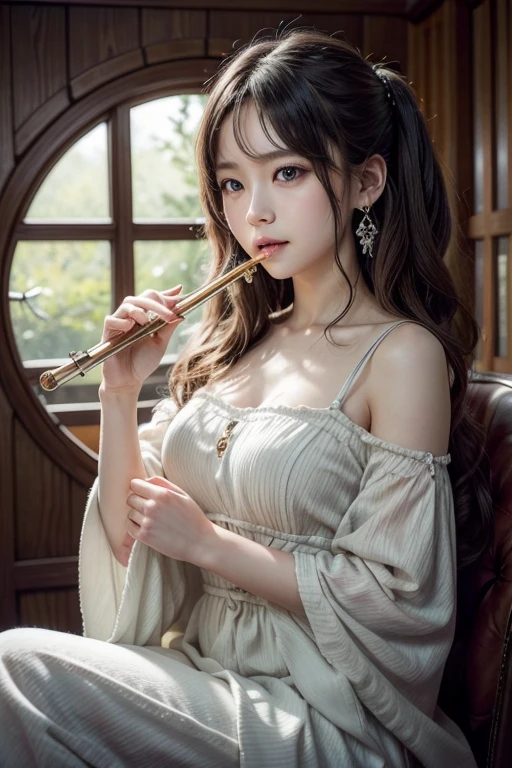 Big Tits,Big Ass,

Fantasy female musician (Fantasy Female Musician)

Appearance:
ファンタジーの世界におけるThe female musician、It exudes an elegant and mysterious atmosphere.。Her hair is long、Wavy, curly hair、Every time it sways in the wind, it feels as soft as music.。The color is silver or pale gold、Sometimes it has a greenish hue that blends in with nature.、It is a fantastic color。Her eyes are、It has a deep brilliance that is connected to the world of music.、Captivating the viewer。The skin is translucently white、Her very presence is imbued with the mysticism of a musical spirit.。

clothing:
女音楽家のclothingは、It is a delicate and beautiful piece that reflects her artistic sensibility.。Wearing elegant dresses and robes、The fabric is light and soft、Creates a flowing silhouette with every movement。ドレスには音符やmusical instrumentの模様が刺繍されており、The viewer feels her deep love for music.。The color is deep blue or purple、Or pale pink or cream.、The various tones woven by the musical melody are used.。In her hands、They always carry music sheets and scrolls to record music.。

accessories:
彼女のaccessoriesには、It contains many items that symbolize music.。The earrings and piercings in the shape of musical notes light up.、首にはmusical instrumentを模したペンダントが掛けられています。Also、On her wrist was a delicate bracelet、It sways gracefully as if to represent the rhythm of music.。彼女が奏でるmusical instrumentには魔法がかけられており、演奏中にはそのaccessoriesが輝き、It has the effect of amplifying the power of music.。

musical instrument:
The female musician、音楽を奏でるために特別なmusical instrumentを持っています。for example、The harp she holds、Made in the Elven Forest、Just by touching the strings, the surrounding nature responds and produces sound.。Also、Lute, flute, etc.、携帯しやすいmusical instrumentを使うこともあり、Each one has a magical power。彼女のmusical instrumentは、Heal your allies with music、Has the ability to charm enemies、It is also very useful in battles and adventures.。

Pause:
彼女のPauseは、Capturing the beauty of the moment when music is played。for example、She closes her eyes and plays the harp.、She is depicted singing gently while holding a lute.。Also、Put the flute to your lips、The moment when sound is quietly blown into、The sight of them performing on stage with light steps is also impressive.。In the background、The vast green land、Tranquil lake shores、Alsoは古代の遺跡など、The film depicts her harmonizing with nature and history through music.。