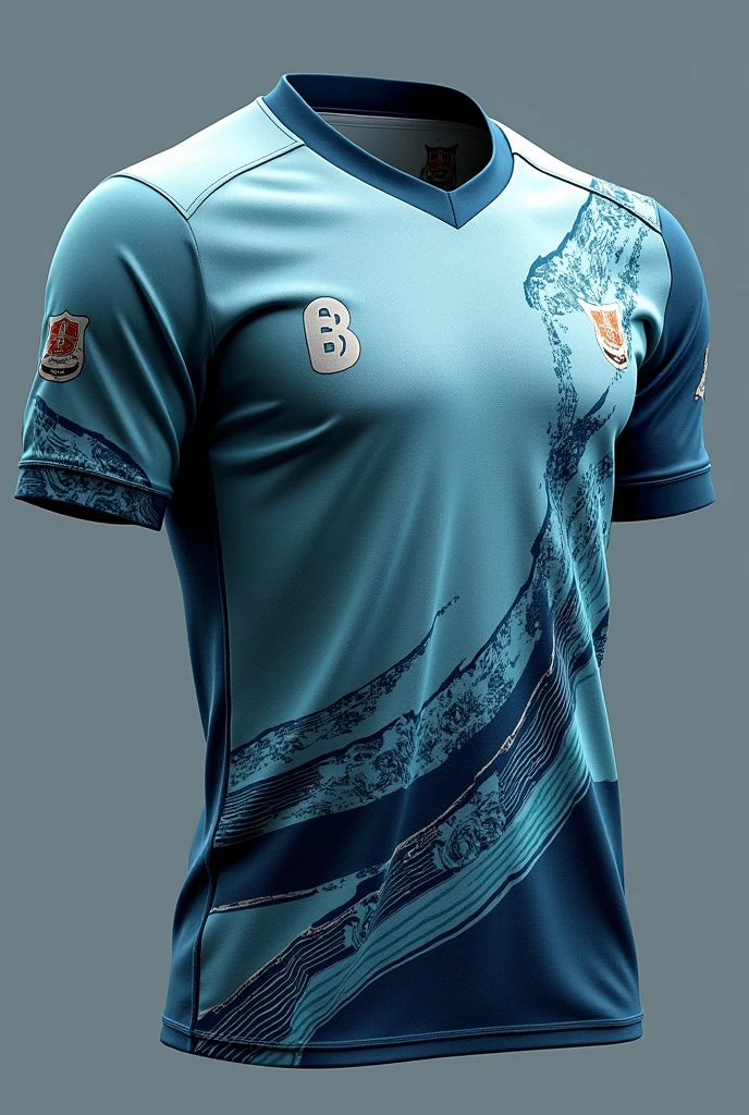 Create an image of a football shirt for the Petroleum Engineering course, with few details