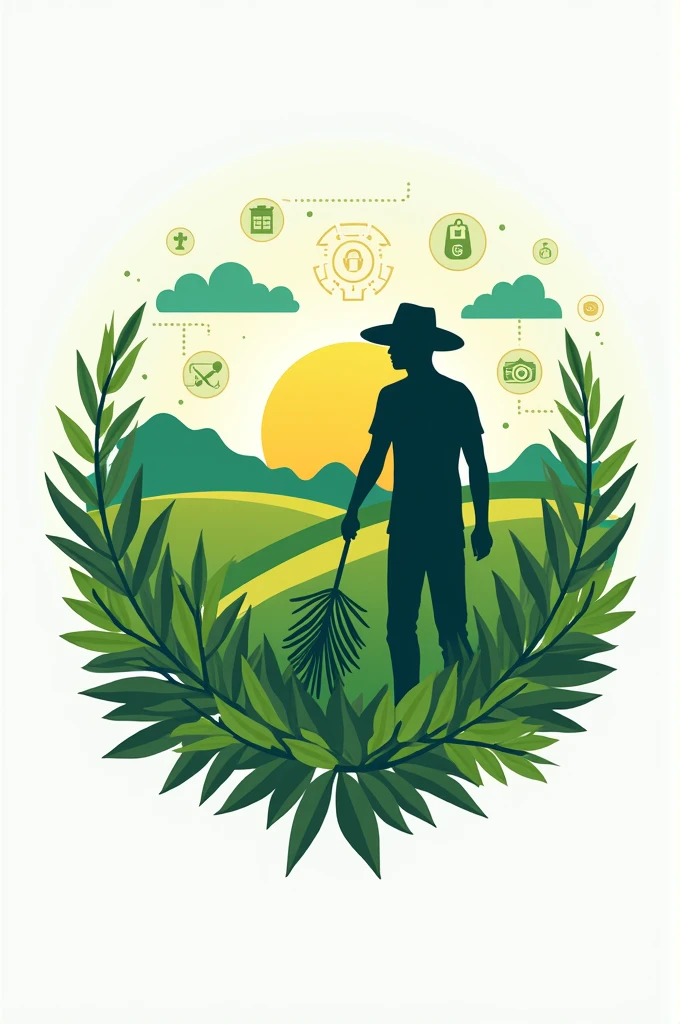 Make me a logo About ICT in sustainable agriculture in Panama