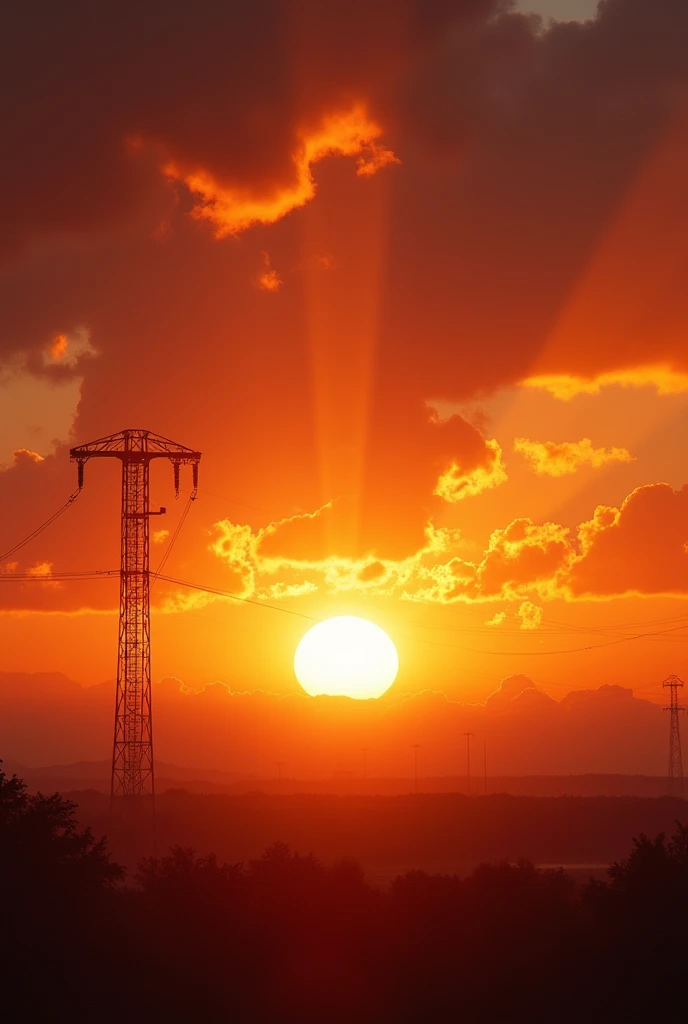 The Rising Sun with a Breaking News Banner