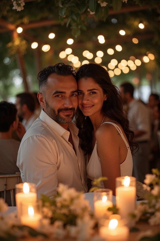 Can you generate a slogan for me for a 35-year wedding with the names Quique? & Vanesa