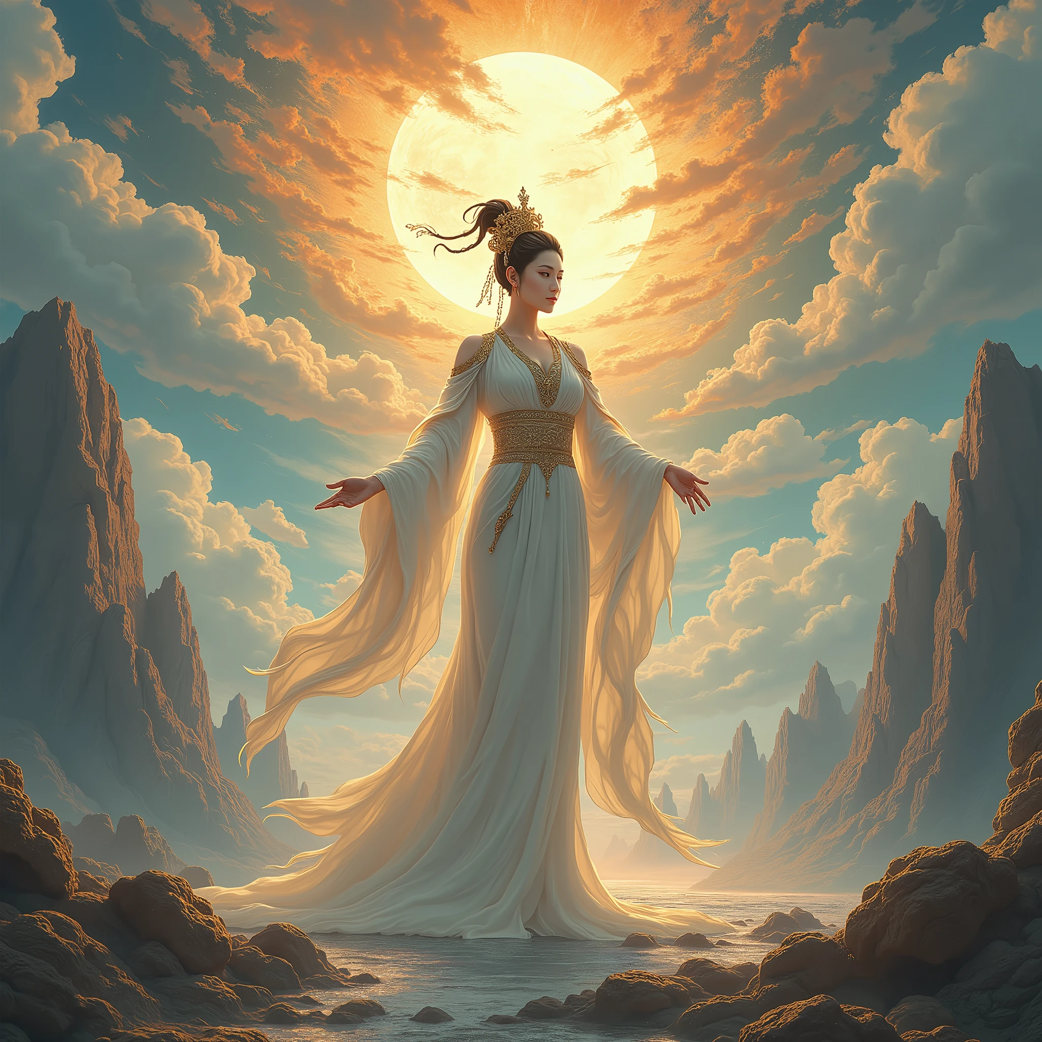 Chinese Mythology,Nuwa Patches the Sky