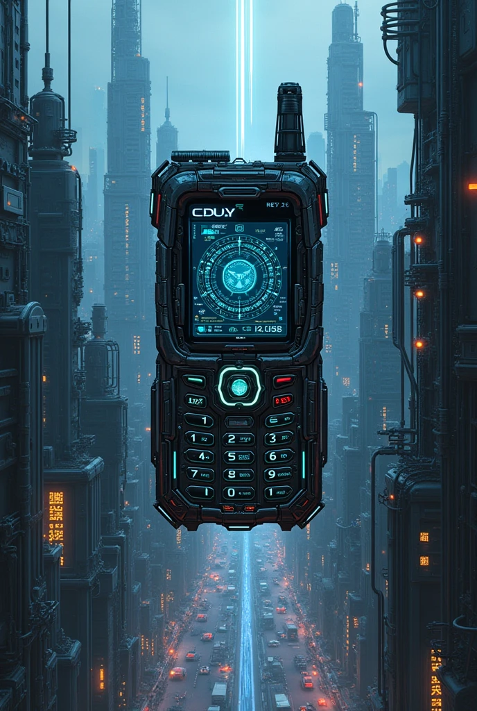 Machiavellian cell phone that rules the world drawing