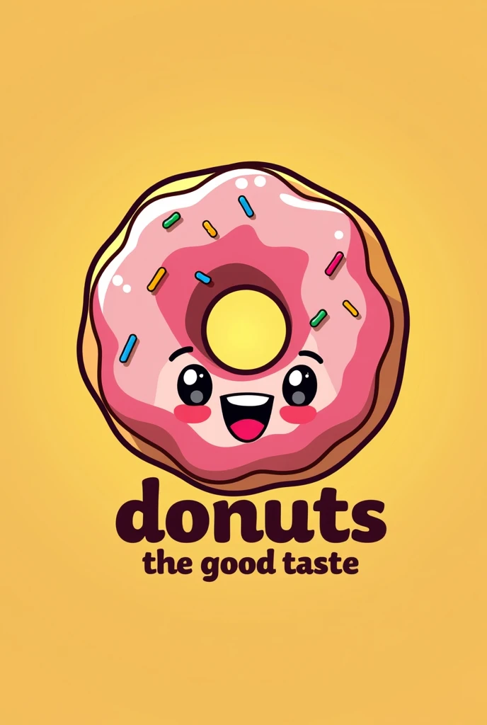 Logo for "Donuts The Good Taste"