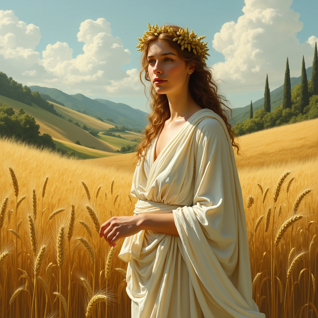 Greek mythology，Goddess of harvest，