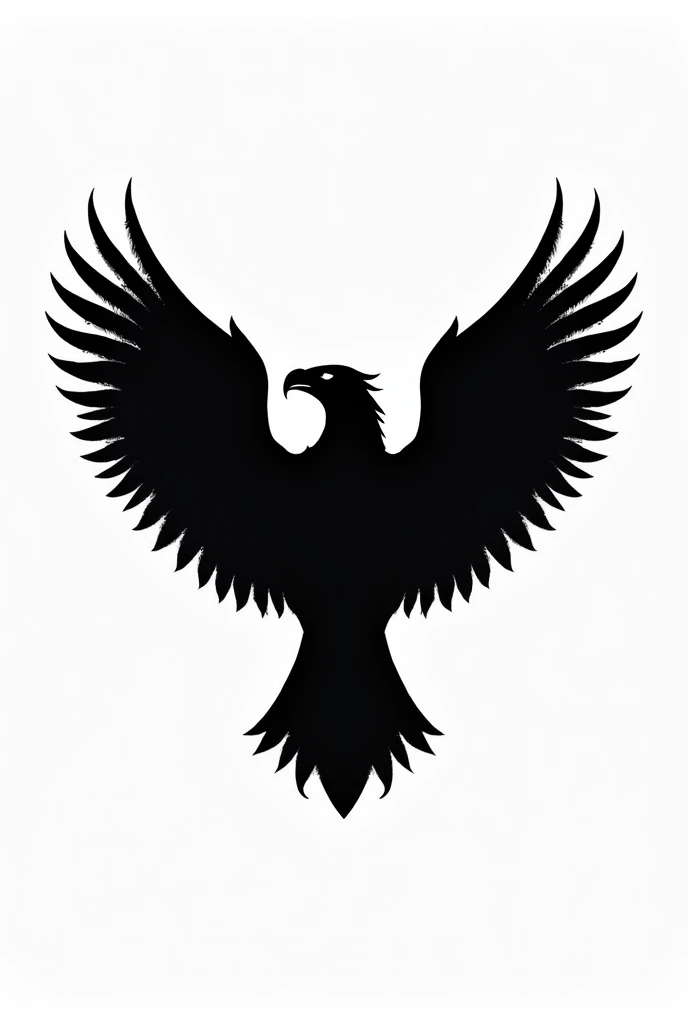 It generates a crazy black and white eagle very simple for me