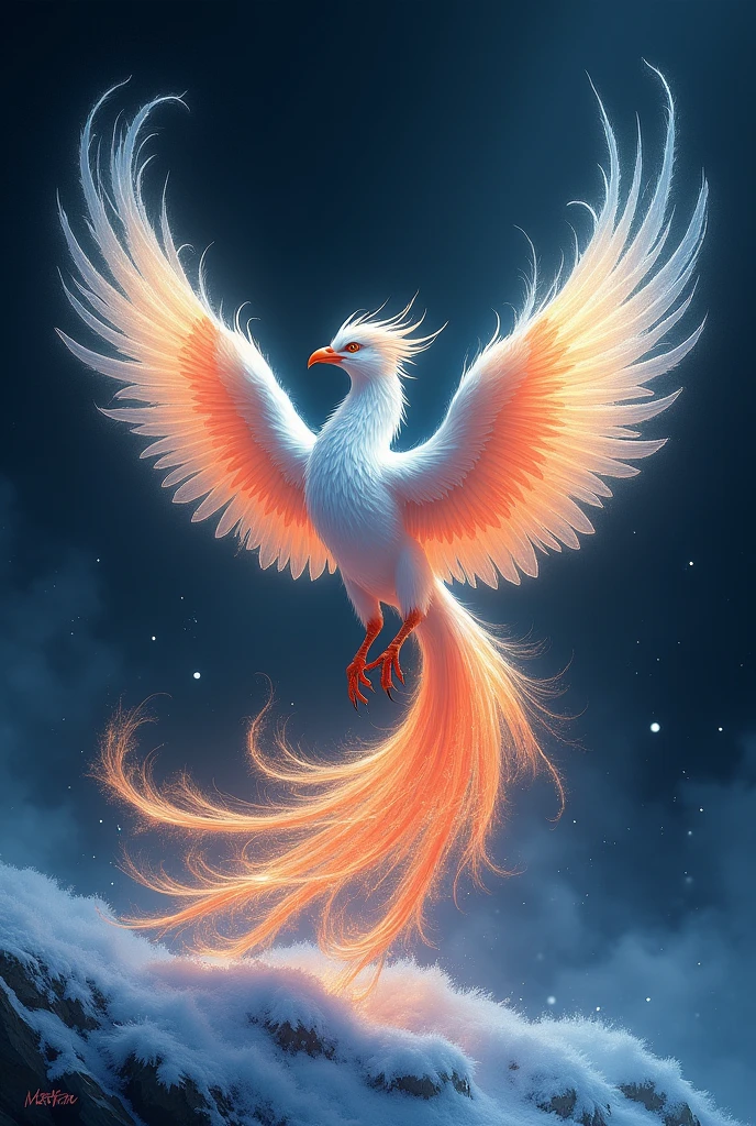 
                      ( perfect anatomy )  Fantasy business logo fantasy art ice silver snow phoenix(Open your big glowing wings)標誌 fair华丽的天堂鸟尾巴 闪耀着光芒的鸟 深色背景


                           優質內容非常詳細、Dynamic angles and elegant atmosphere，Intricate details, masterpiece, fair. Realistic, fresh and elegant aesthetic style. Airbrush digital oil painting. Movie lighting is very beautiful., perfect composition, intricate details, Super detailed and exquisite high quality work from a master artist