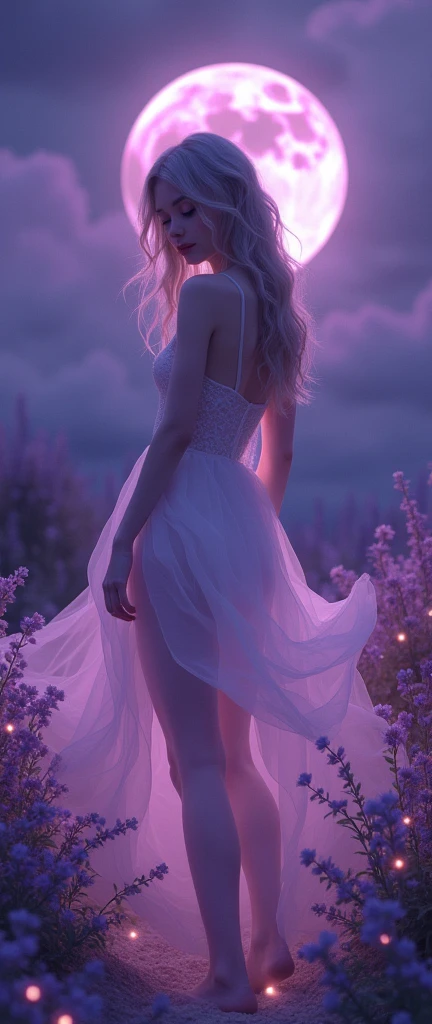 Purple Moonlight Girl