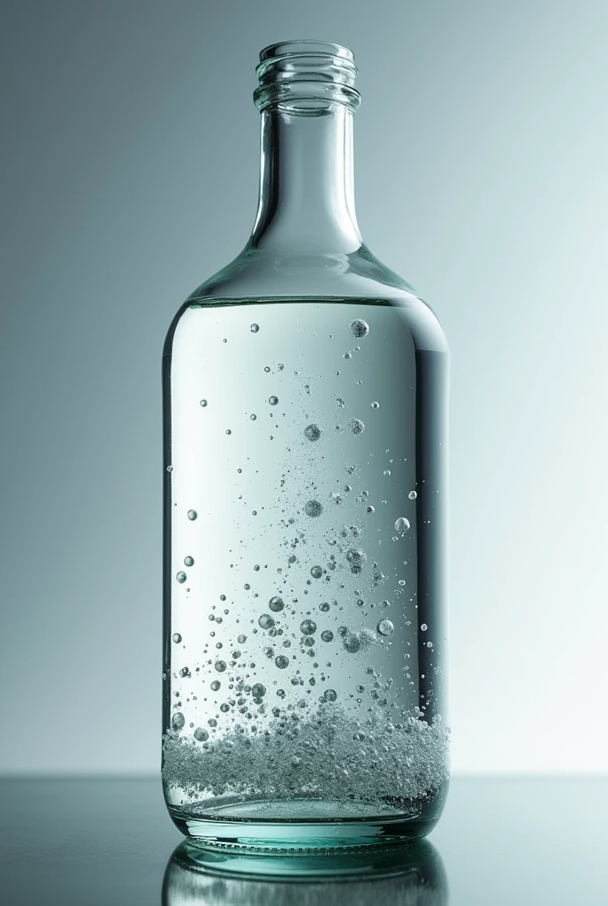 Make an colloidal solution in bottle