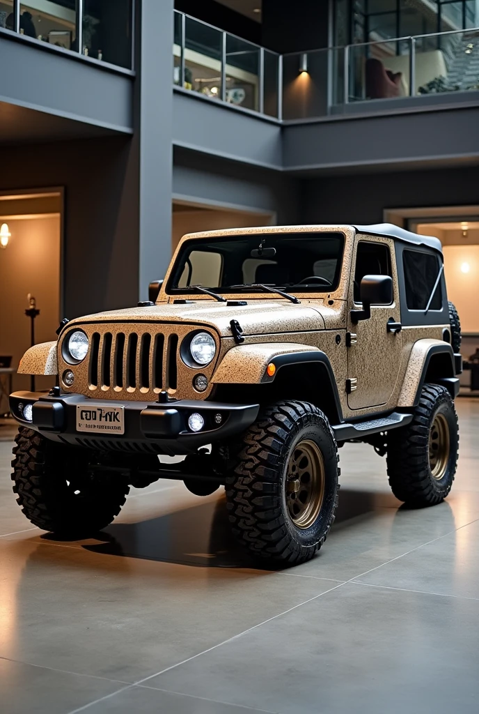 Mahindra Thar rokk in room 
