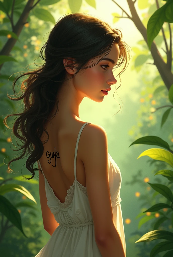 Korean Girls, ((nude)), In the middle of a field of flowers, A stream in the middle of the forest had many flowers floating about.,((flowers floating in water)), ((Beautiful chest mounds)), ((pink nipples)), ((naked body))