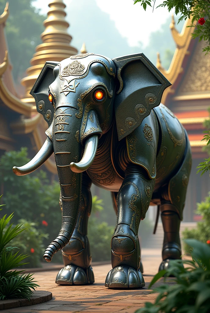 Thailand robot elephant