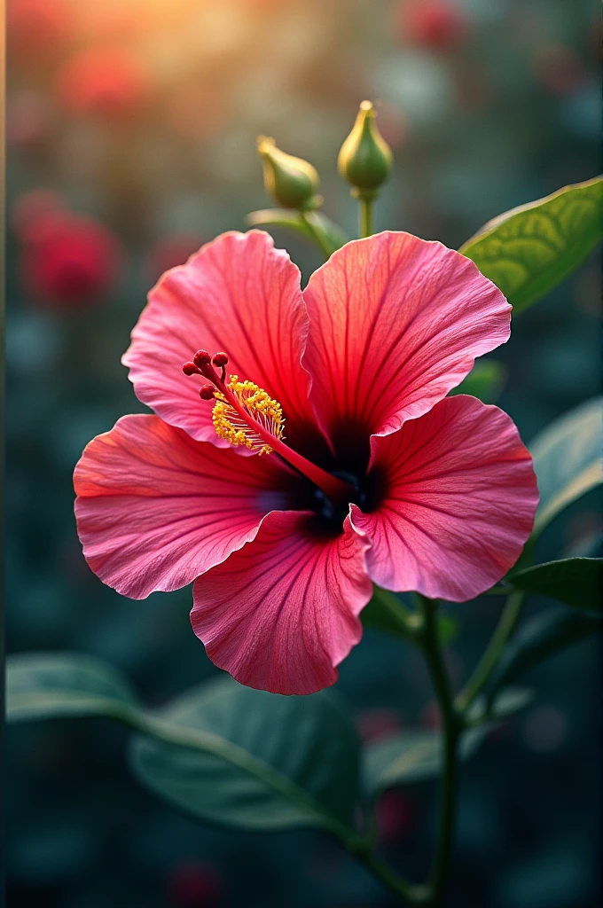 Create a logo for a company whose function is to make and sell hibiscus wine 