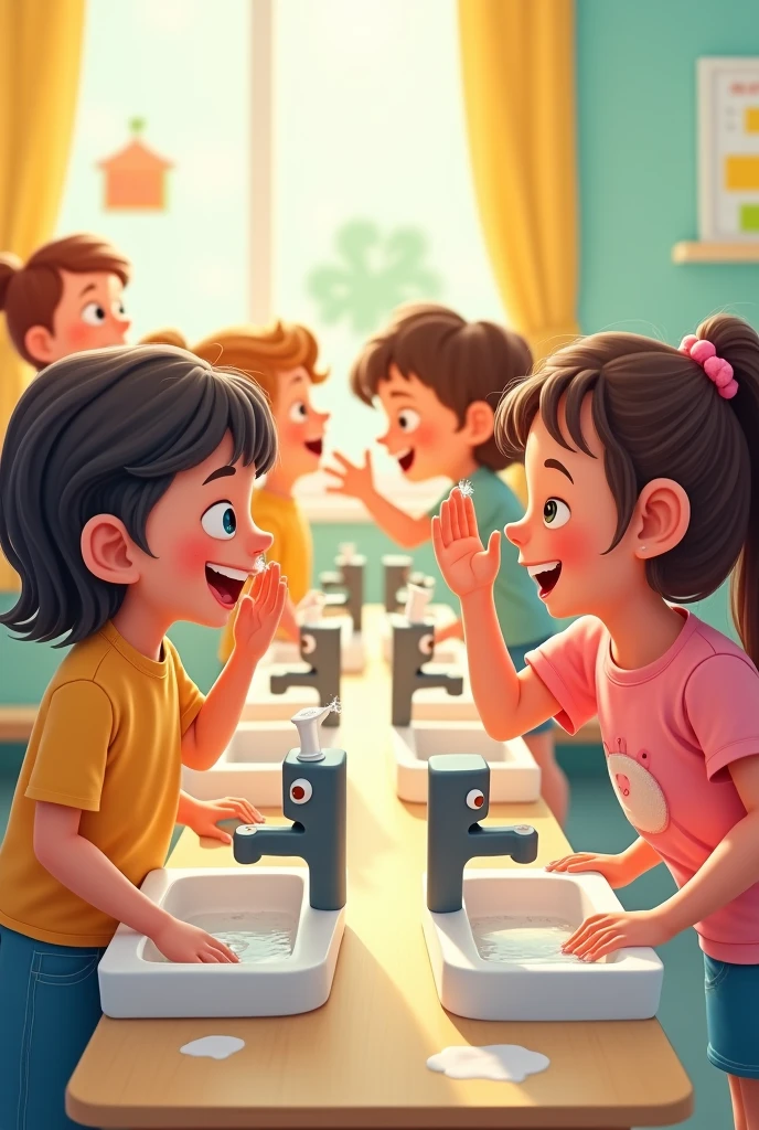 washing nose for kids